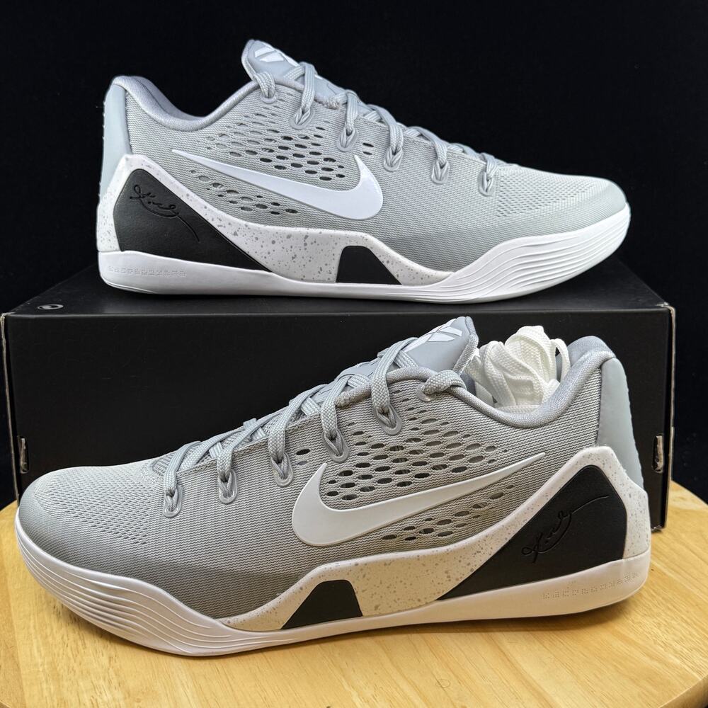 Men’s Size 10- Nike Kobe 9 Elite Low EM Protro Wolf Grey IH1401-001
